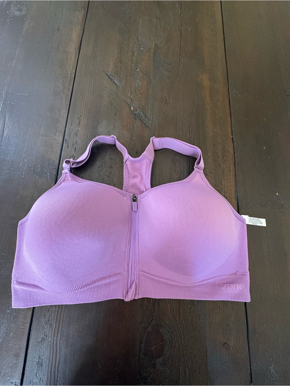 Victoria's Secret Lavender Front-Zip Sports Bra